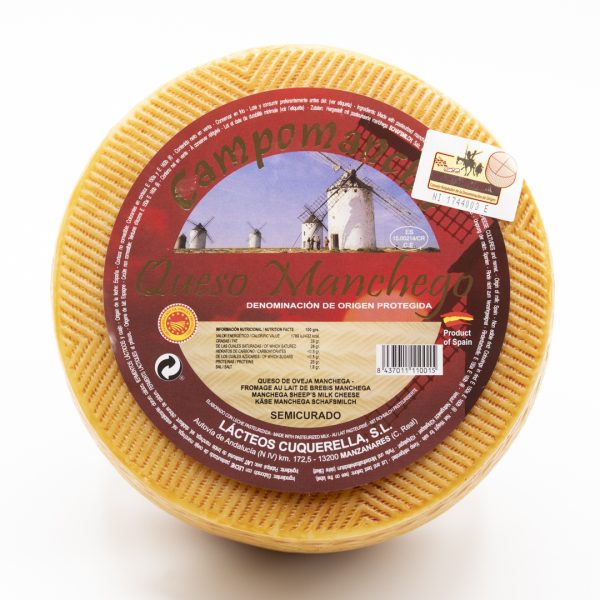 CAMPOMANCHA Queso manchego DOP Semicurado - Imagen 2