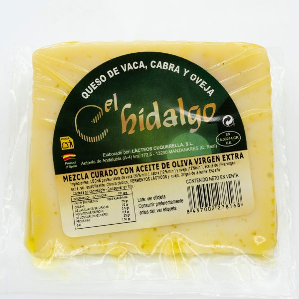 EL HIDALGO Queso de mezcla curado en aceite de oliva - Imagen 4