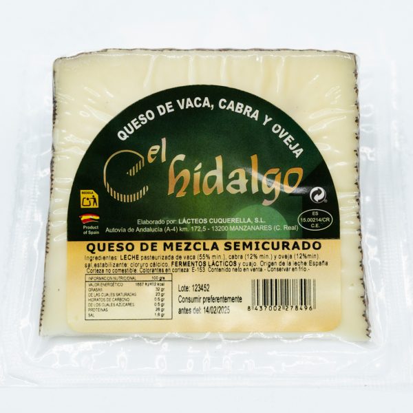 EL HIDALGO Queso de mezcla semicurado - Imagen 4