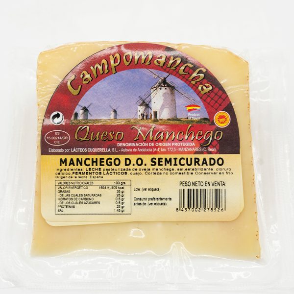 CAMPOMANCHA Queso manchego DOP Semicurado - Imagen 4