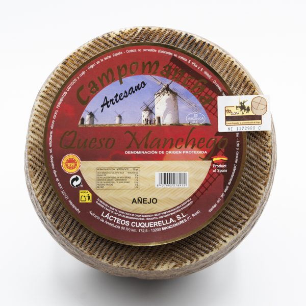 CAMPOMANCHA Queso manchego DOP Artesano Añejo - Imagen 2