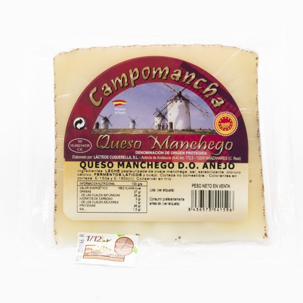 CAMPOMANCHA Queso manchego DOP  Añejo - Imagen 4